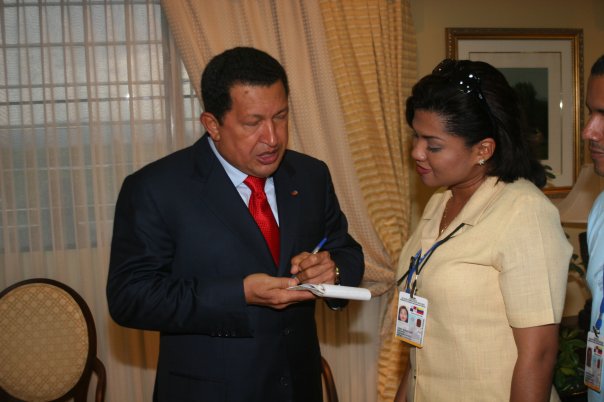 Entrevista al ex presidente venezolano Hugo Chávez.